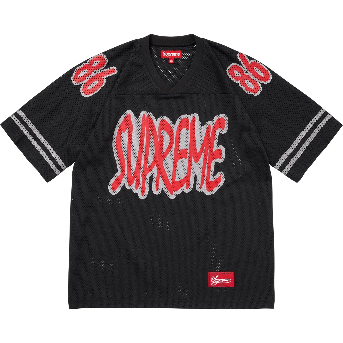 Supreme Reflective Football Jersey Black