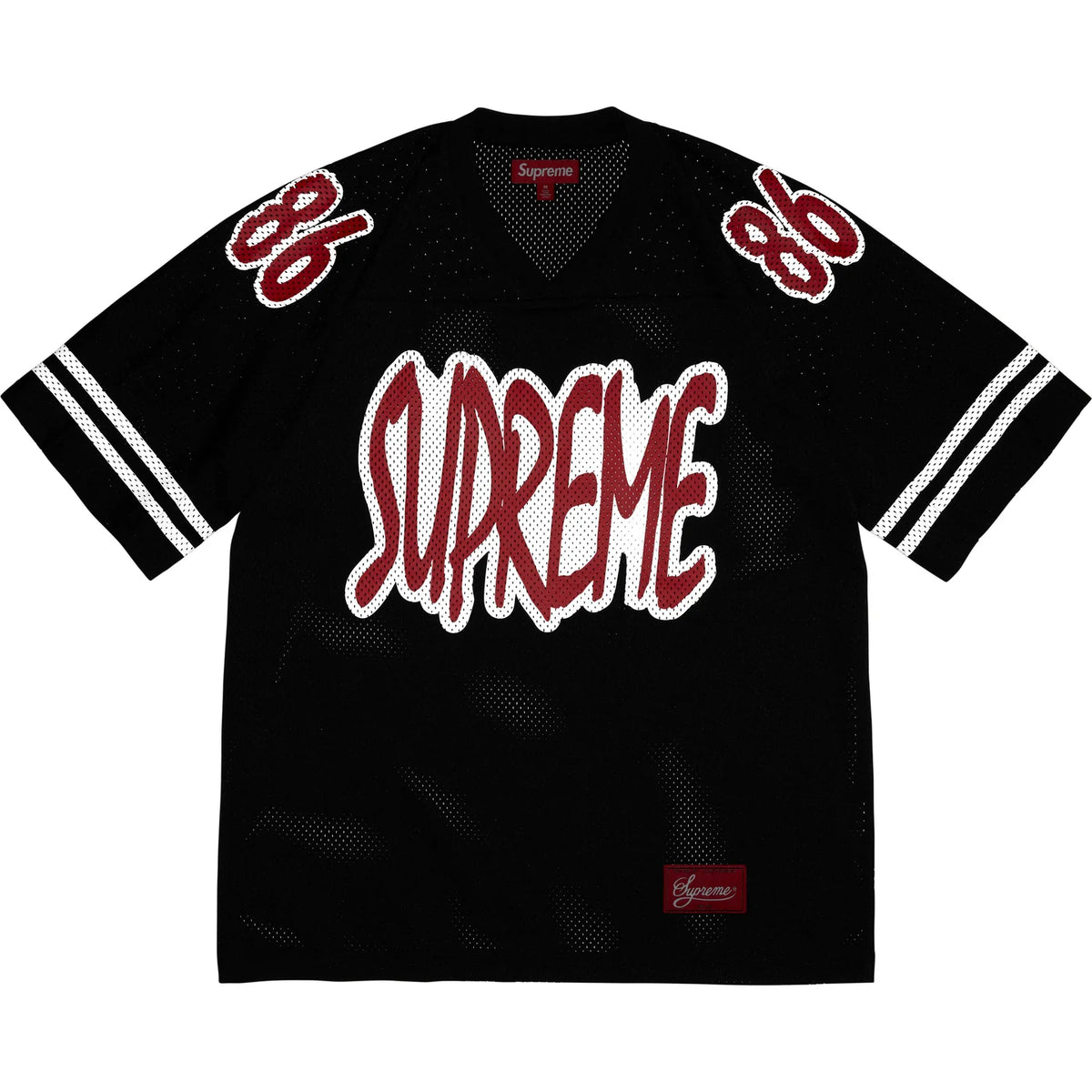 Supreme Reflective Football Jersey Black