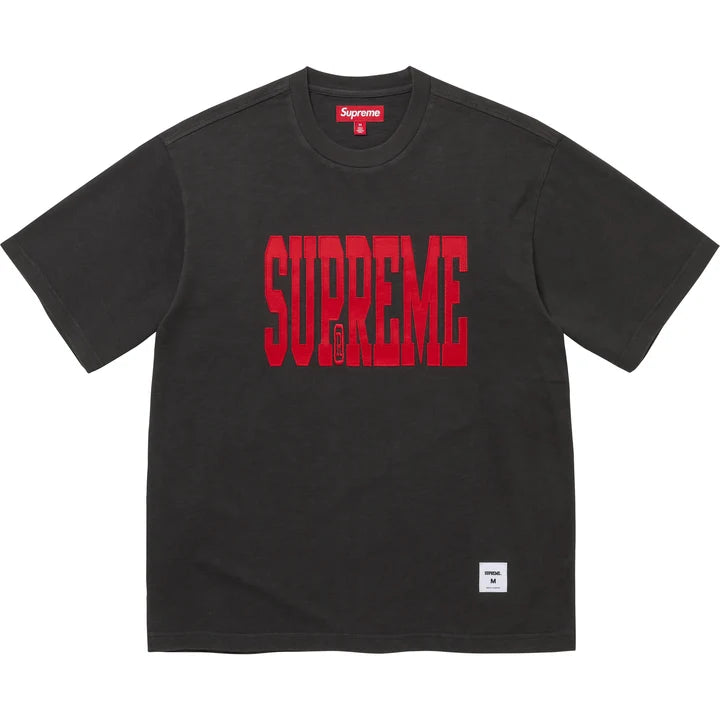 Supreme Stretch Appliqué Tee Black