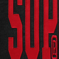 Supreme Stretch Appliqué Tee Black