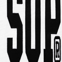 Supreme Stretch Appliqué Tee White