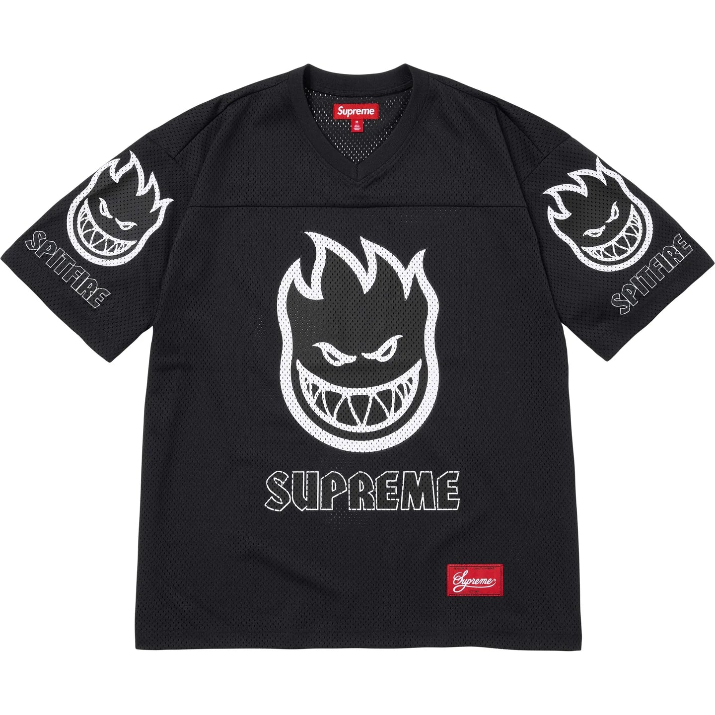 Supreme X Spitfire Football Jersey Black/White
