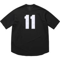 Supreme S Logo Baseball Henley Jersey Black Tokyo