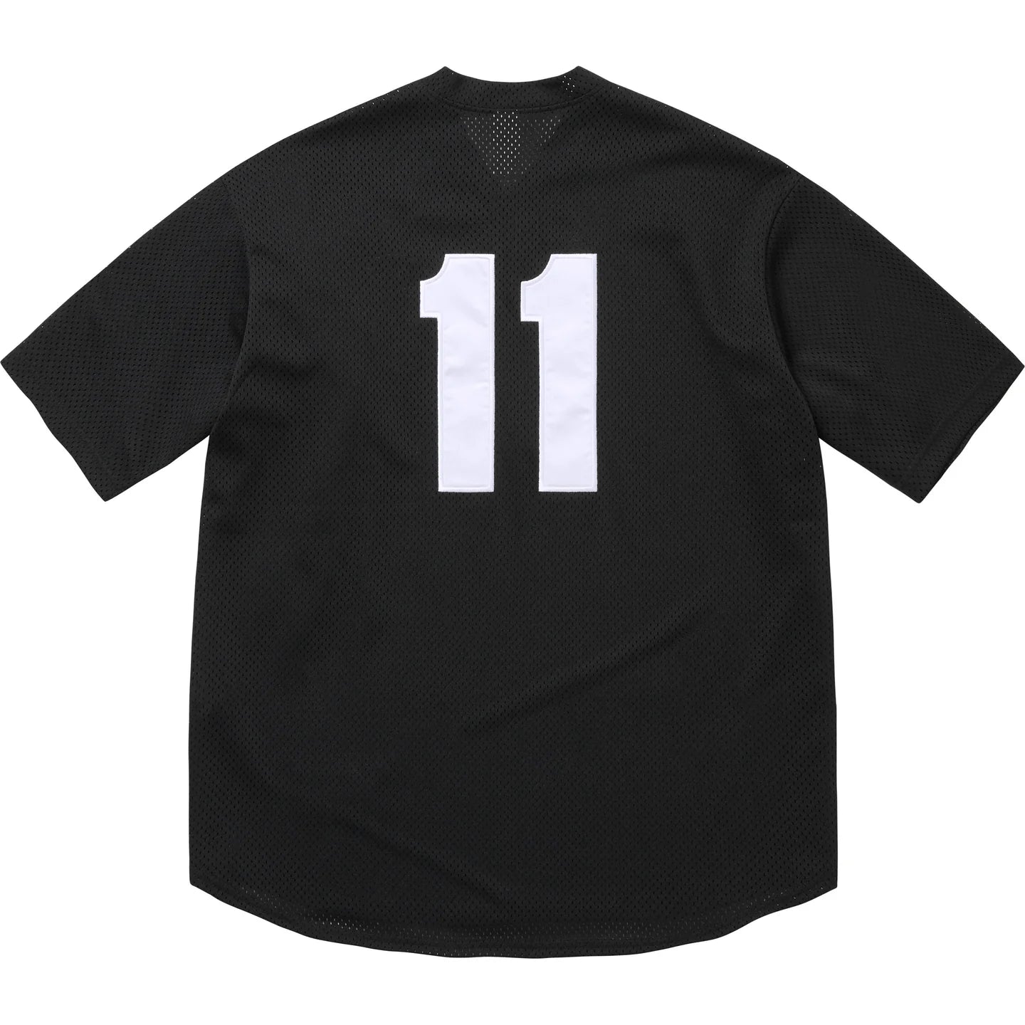 Supreme S Logo Baseball Henley Jersey Black Tokyo
