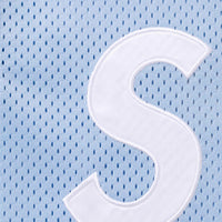 Supreme S Logo Baseball Henley Jersey Light Blue London