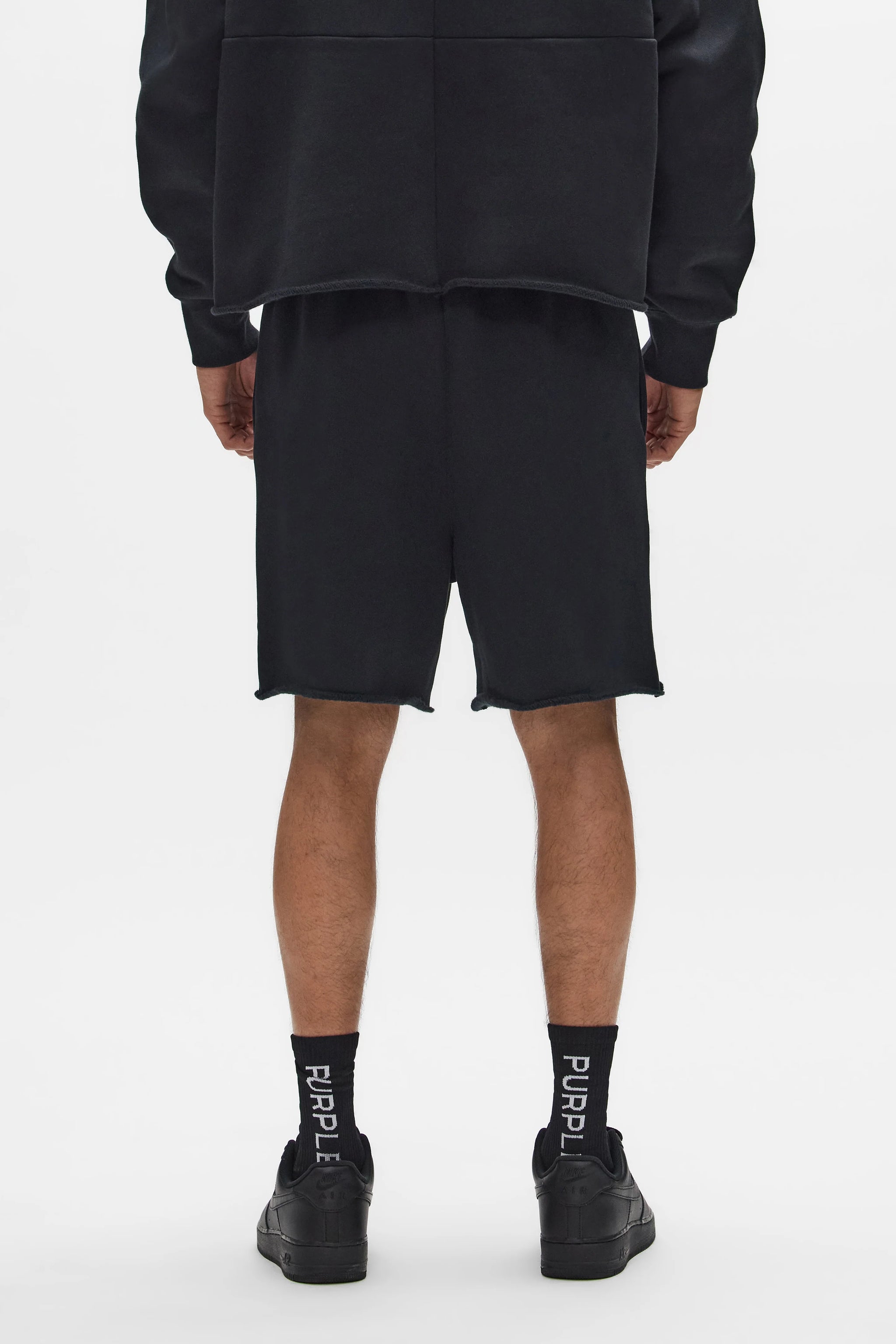 Purple Brand  Hotfix Crystal Shorts Black