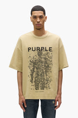 Purple Brand Atoms Tee Tan