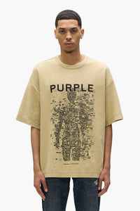Purple Brand Atoms Tee Tan