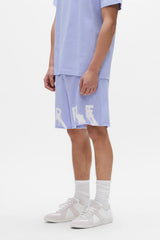 Purple Brand Painted Wordmark Shorts Purple