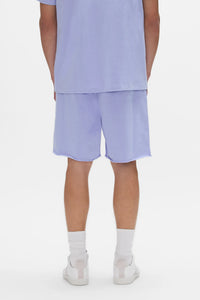 Purple Brand Painted Wordmark Shorts Purple