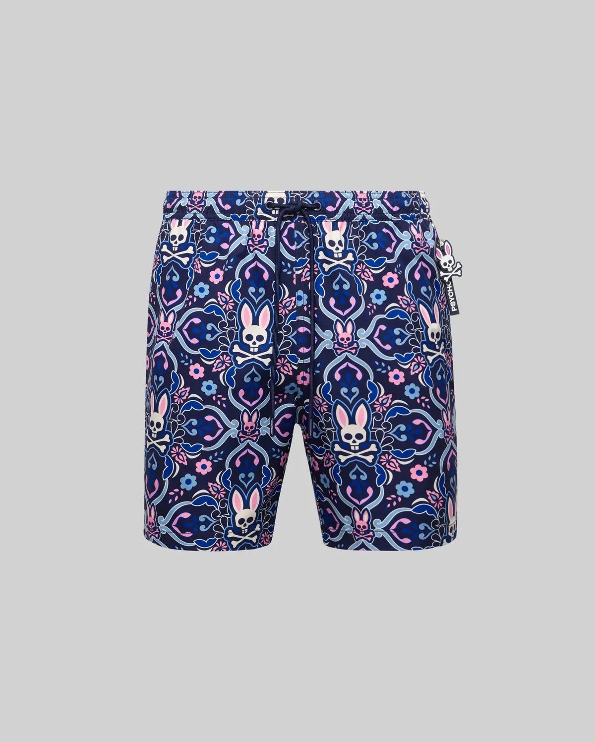 Psycho Bunny Luke Swim Trunk Shorts Evening Blue