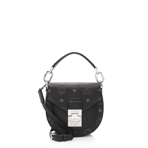 Mcm (Black Visetos Patricia Mini Shoulder Bag)