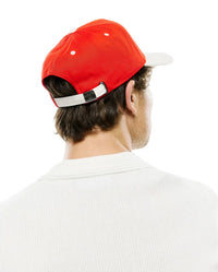 Psycho Bunny Sable A Frame Trucker Hat Fiery Red