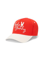 Psycho Bunny Sable A Frame Trucker Hat Fiery Red