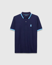 Psycho Bunny Holden Pique Polo Evening Blue