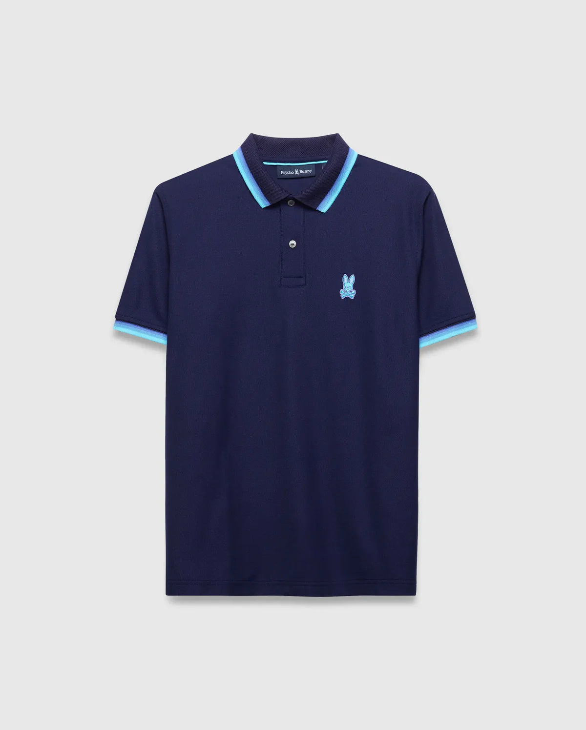 Psycho Bunny Holden Pique Polo Evening Blue