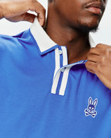 Psycho Bunny Ridley Performance Pique Polo Amparo Blue