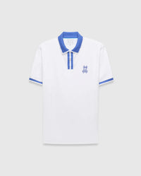 Psycho Bunny Ridley Performance Pique Polo White