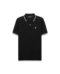 Psycho Bunny Stan Pima Piqué Polo Black