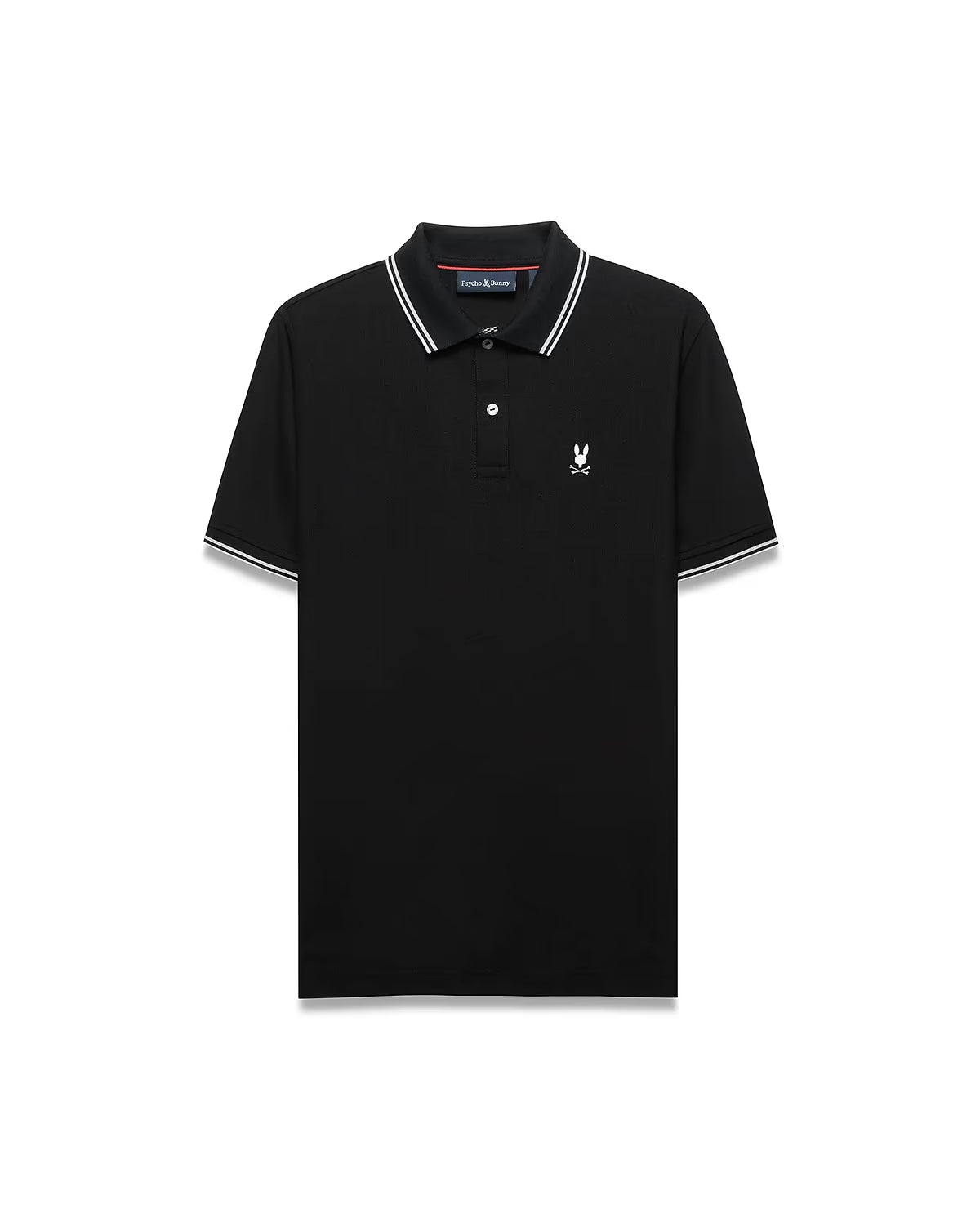 Psycho Bunny Stan Pima Piqué Polo Black