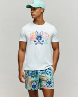 Psycho Bunny Santino Graphic Tee White
