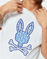 Psycho Bunny Brad Graphic Tee White