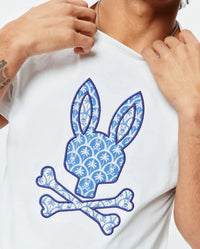 Psycho Bunny Brad Graphic Tee White