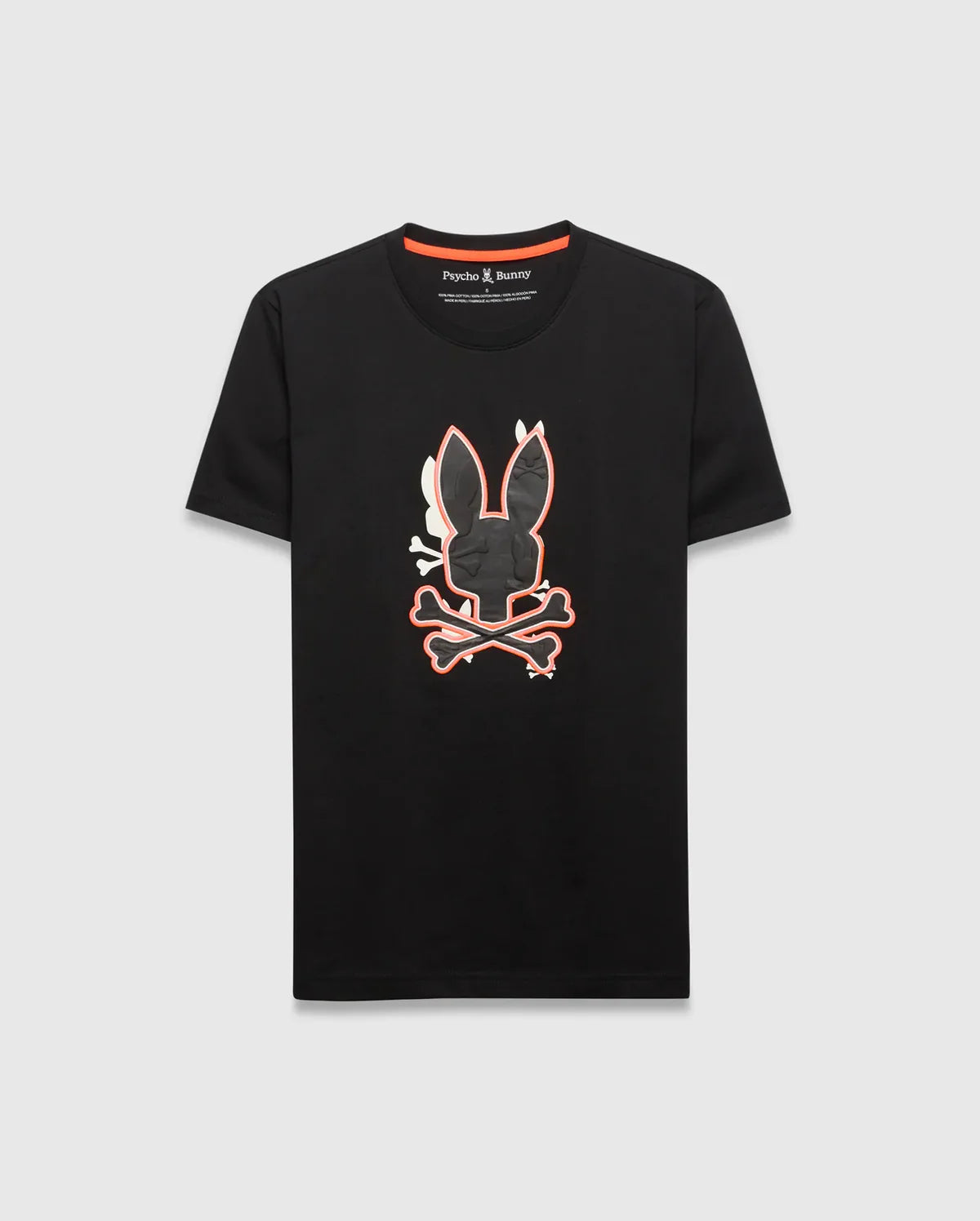 Psycho Bunny Tanner Bunny Graphic Tee Black