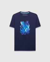 Psycho Bunny Tanner Graphic Tee Evening Blue