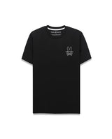 Psycho Bunny Piers Pima Cotton Back Graphic Tee Black