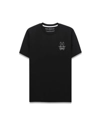 Psycho Bunny Piers Pima Cotton Back Graphic Tee Black