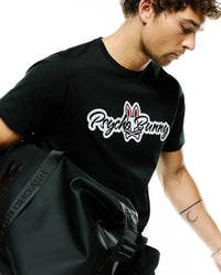 Psycho Bunny Jaydon Logo Tee Black