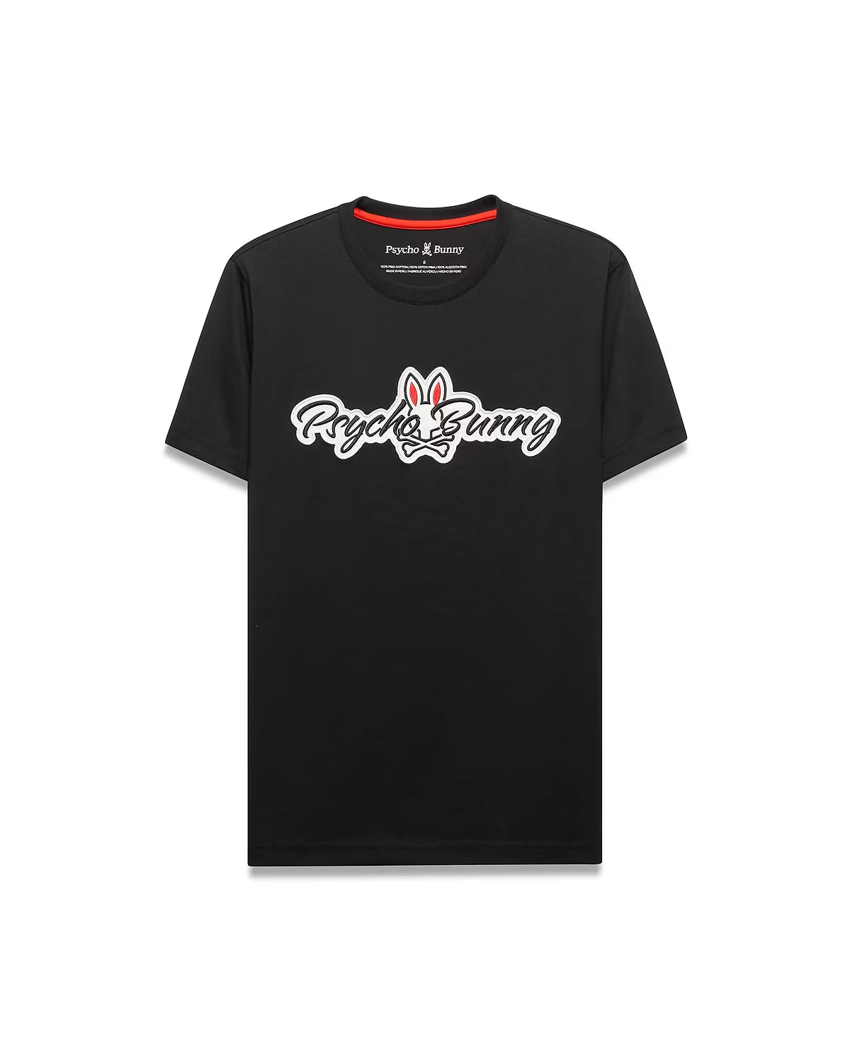 Psycho Bunny Jaydon Logo Tee Black