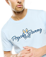 Psycho Bunny Jaydon Logo Tee Skyway Blue