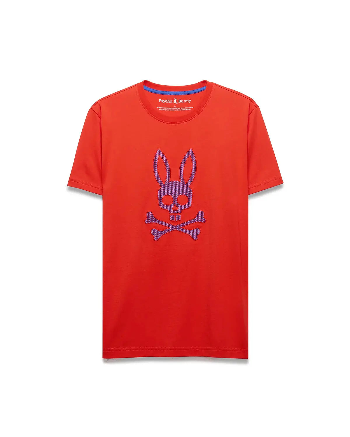 Psycho Bunny Stan Graphic Tee Fiery Red