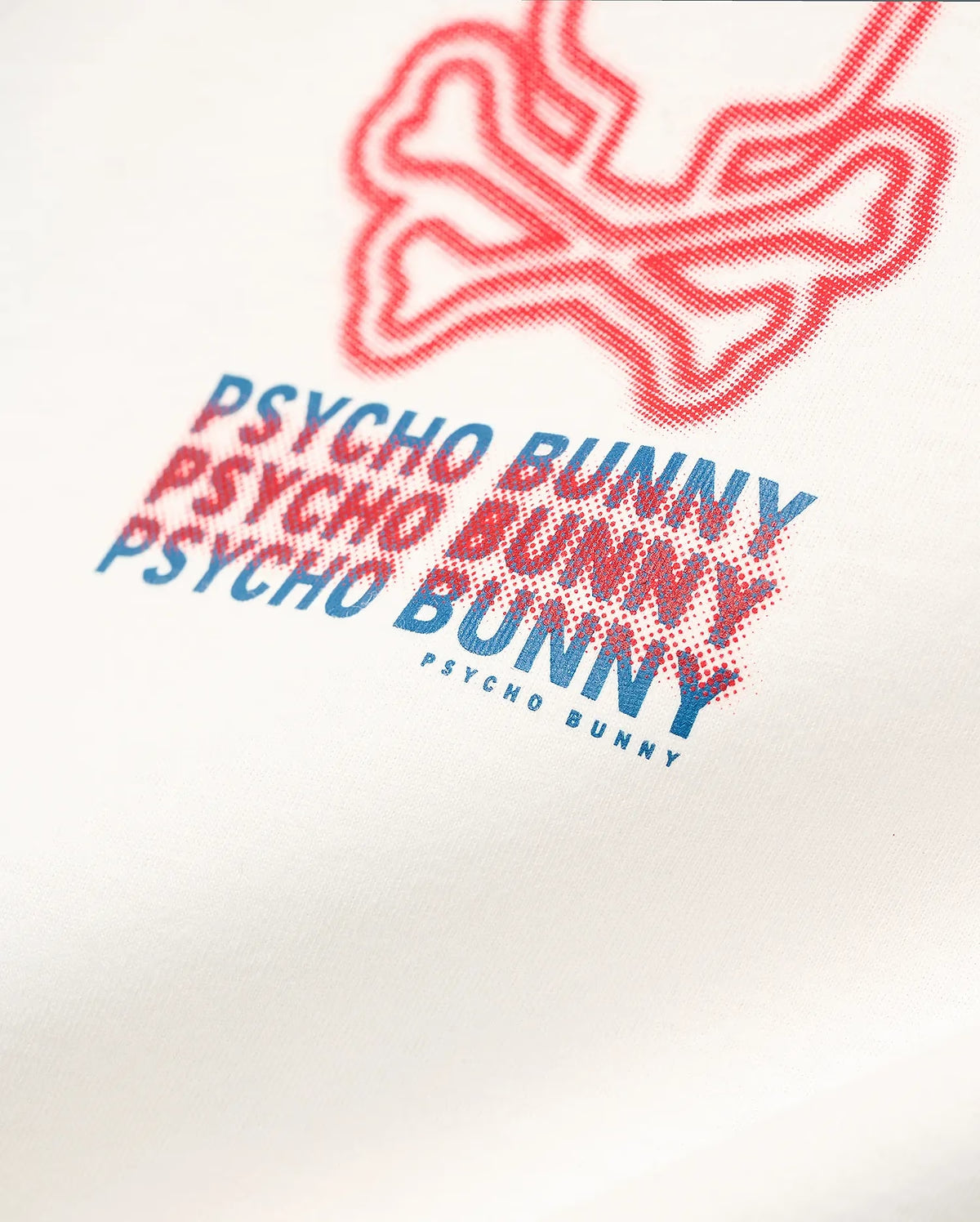 Psycho Bunny Alex Back Graphic Tee Cream