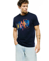 Psycho Bunny Zander Graphic Tee Baritone Blue