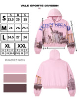 Vale Forever Nyc Zip Up Hoodie Pink