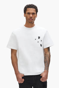 Purple Brand Star Monogram Tee White