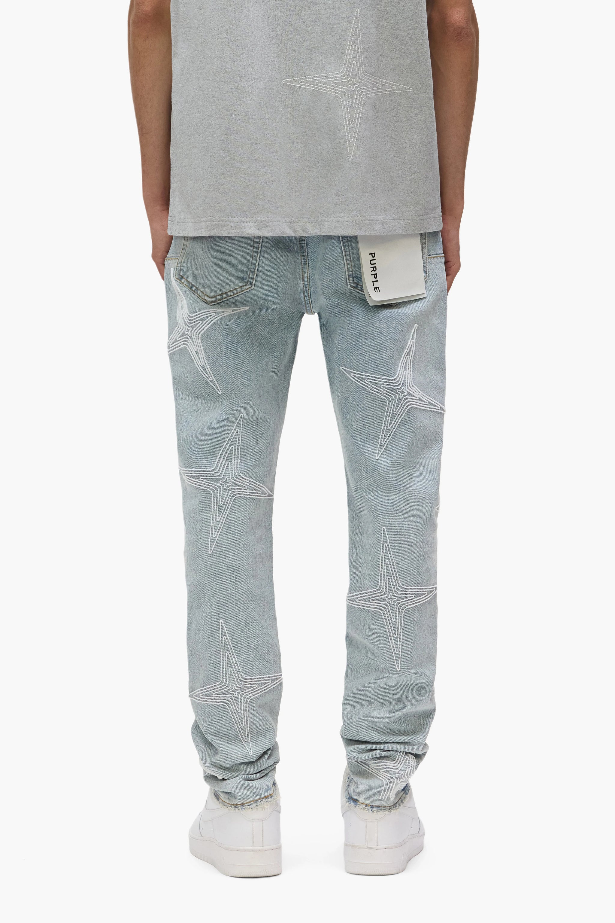 Purple Brand Tuffetage Stars Jeans Light Indigo