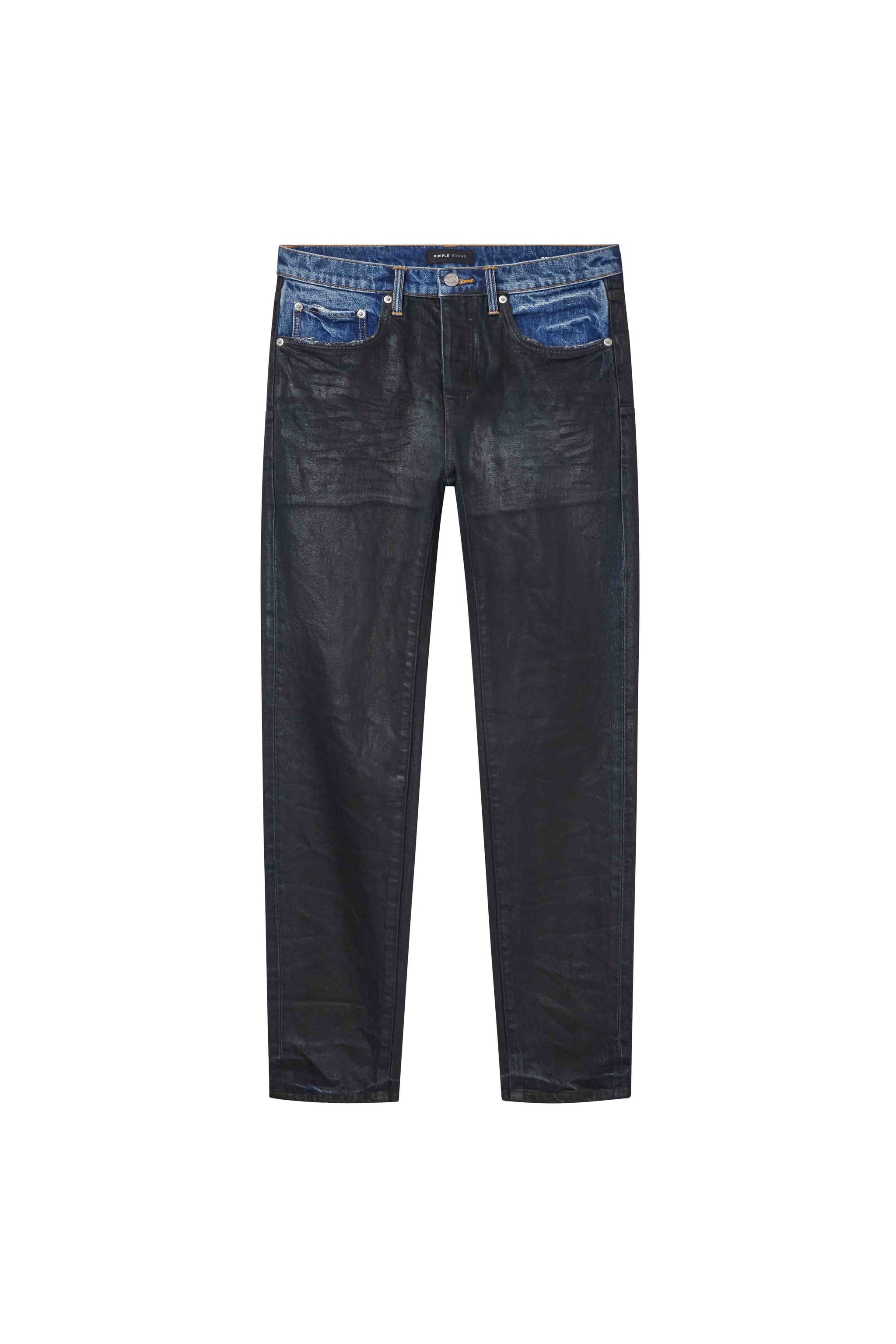 Purple brand Skinny Coated Indigo jeans Black