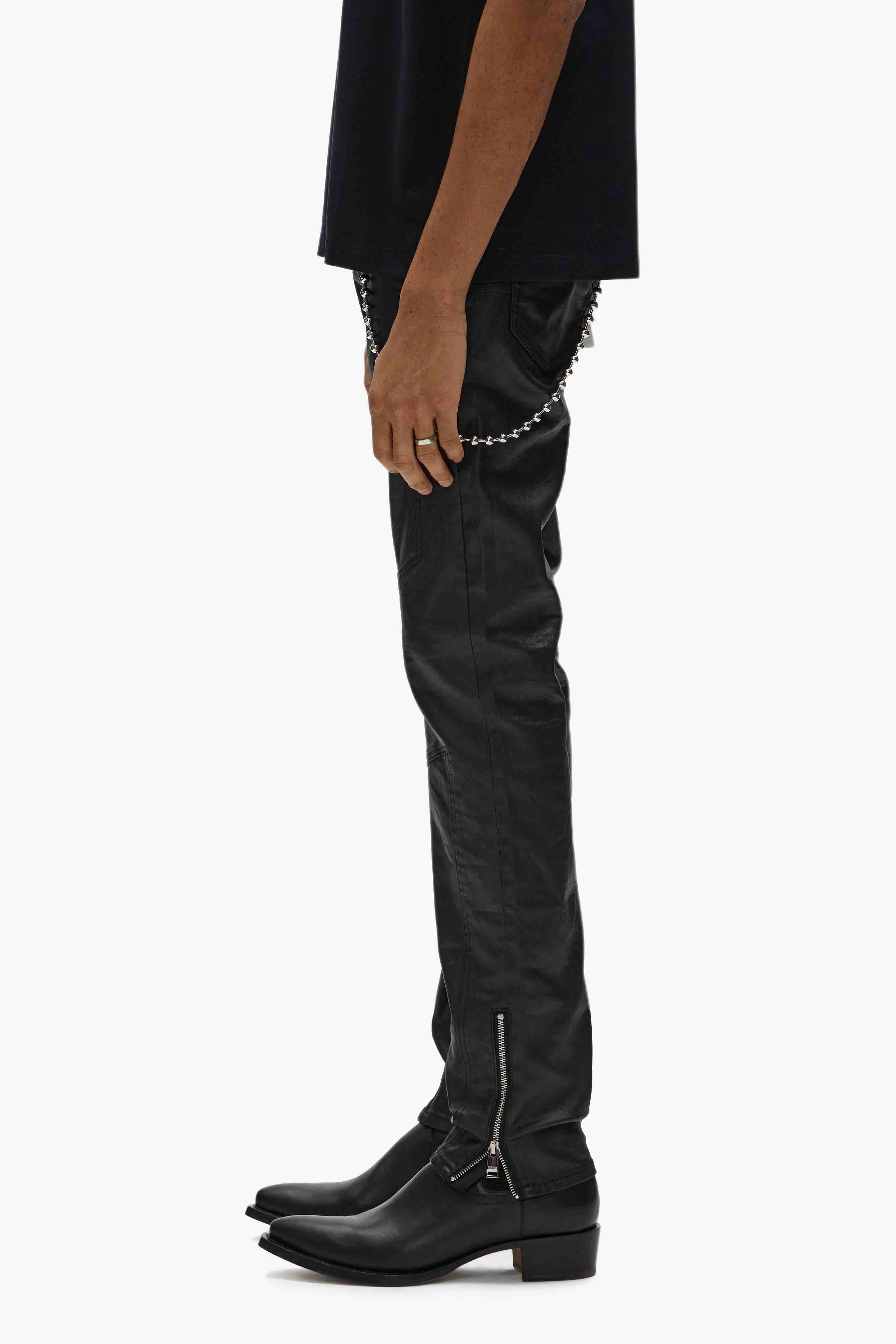 Purple Brand Men's Skinny Shiny Racer Jean – Black – VIP Clothing