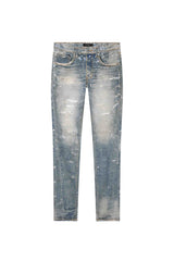 Purple Brand Skinny Printed Sequin Jeans Light indigo