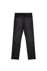 Purple Brand Skinny Printed Monogram Jeans Black
