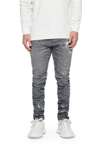 Purple Brand Dapple Grey Vintage Rip Jeans Grey /26
