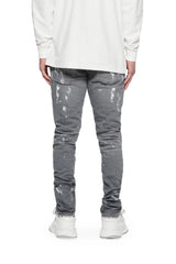 Purple Brand Dapple Grey Vintage Rip Jeans Grey /26