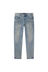 Purple Brand Sequin Splatter Paint Jean Light indigo