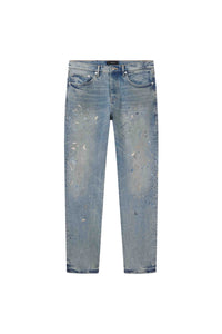 Purple Brand Sequin Splatter Paint Jean Light indigo