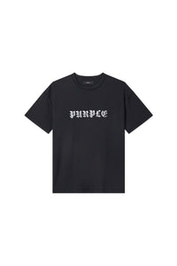 Purple Brand Taped P Tee Black