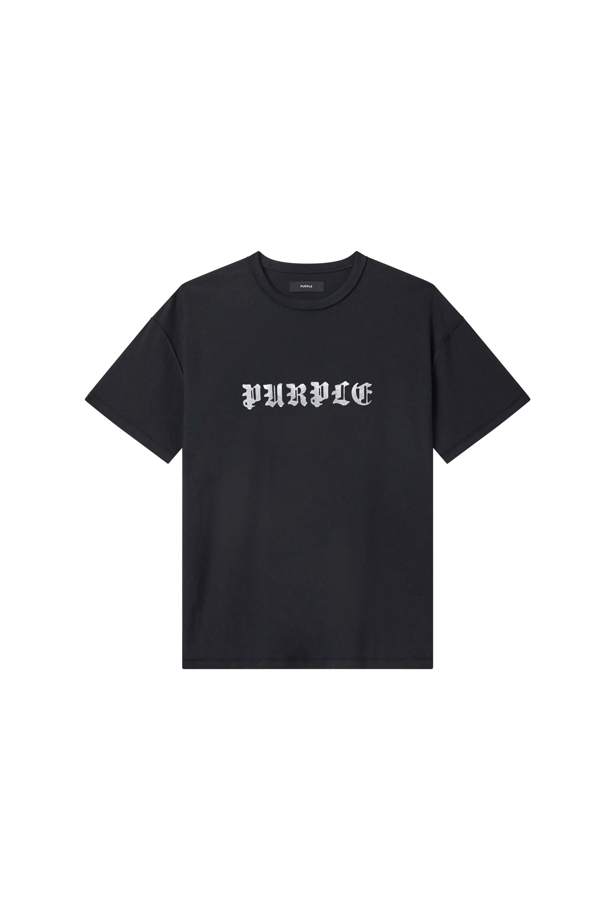 Purple Brand Taped P Tee Black